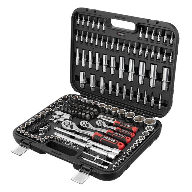 Набор инструментов Cr-V STORM INTERTOOL 171 ед. (ET-817) Набор инструментов Cr-V STORM INTERTOOL 171 ед. (ET-817)