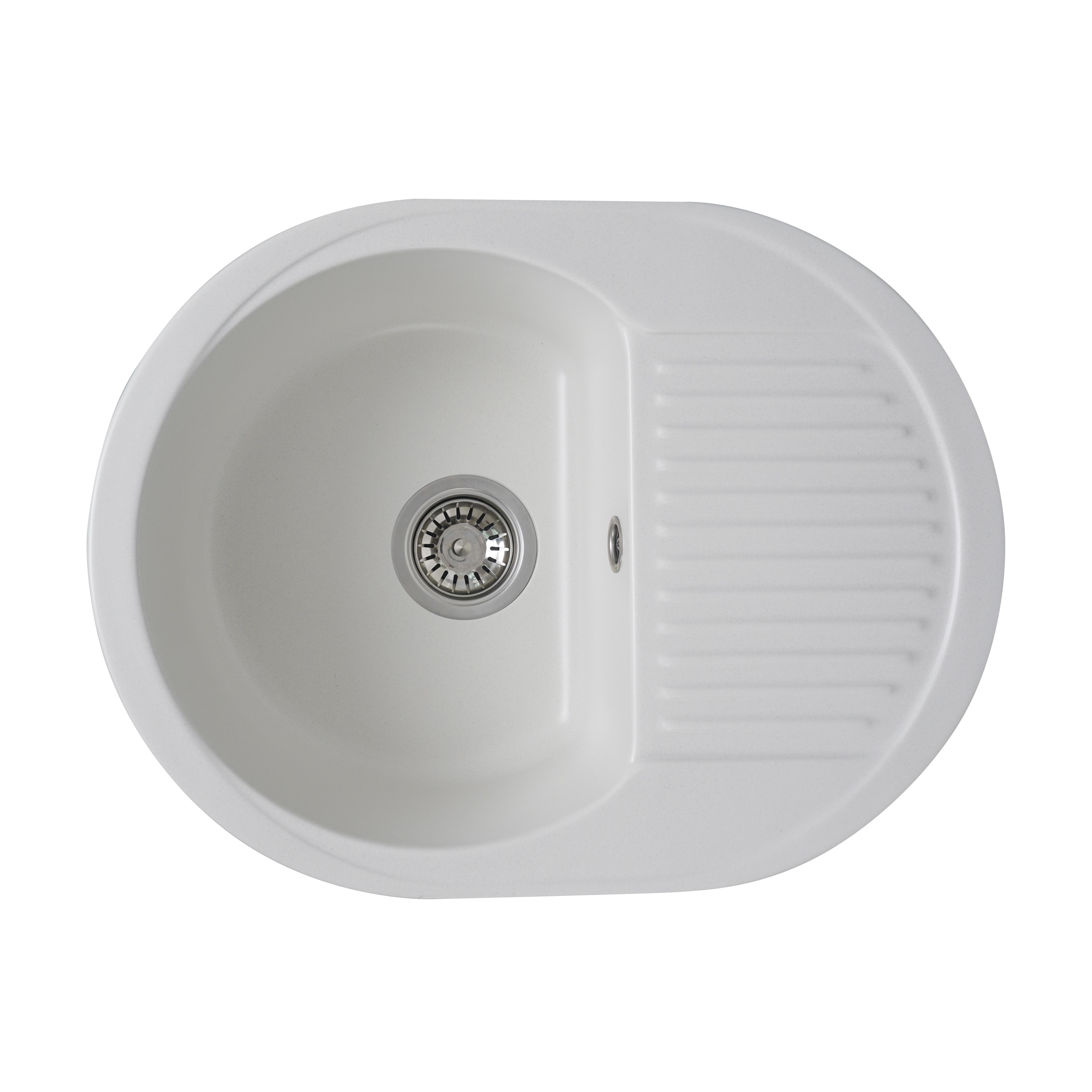 Мойка для кухни Platinum 6247 Bora гранит глянец Белоснежный Мойка для кухни Platinum 6247 Bora гранит глянец Белоснежный