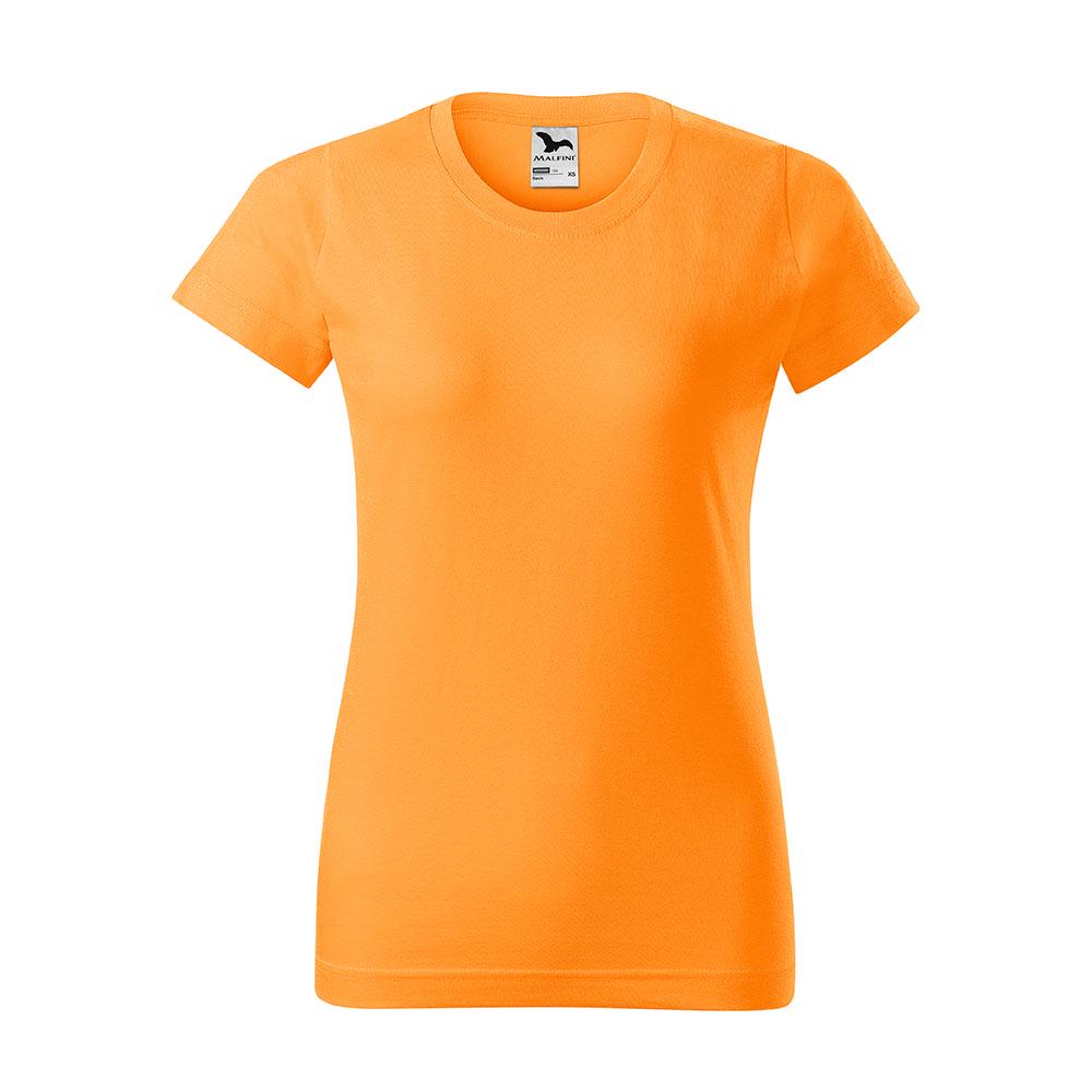 Футболка женская Malfini Basic 2XL Светло-оранжевый - фото 4