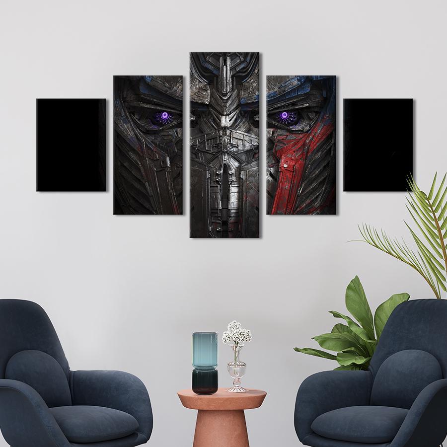 Картина на холсте Лидер автоботов Optimus Prime 162x80 см (1417-52)