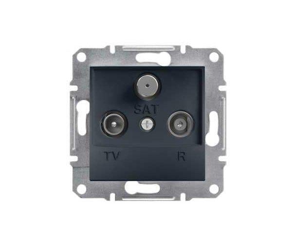 Розетка TV оконечная Schneider Electric EPH3500171 Asfora пластик Антрацит (10628020)