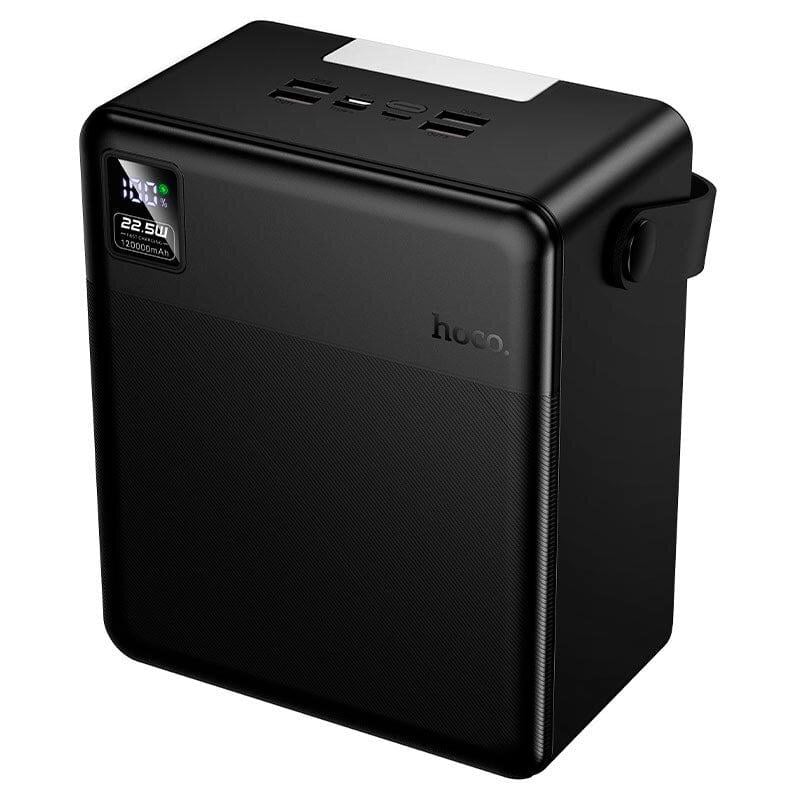 Павербанк Hoco J175A Star 120000 mAh 22.5W 4USB/1Type-C с фонариком Черный (HJS12022)