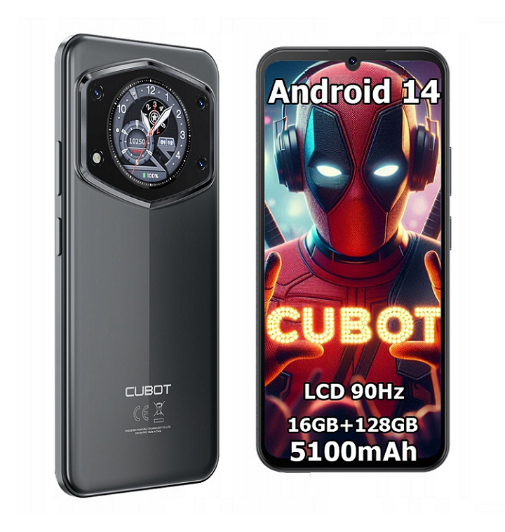 Смартфон Cubot A30 6/128 Гб 4G/NFC Gray (24096695) - фото 6