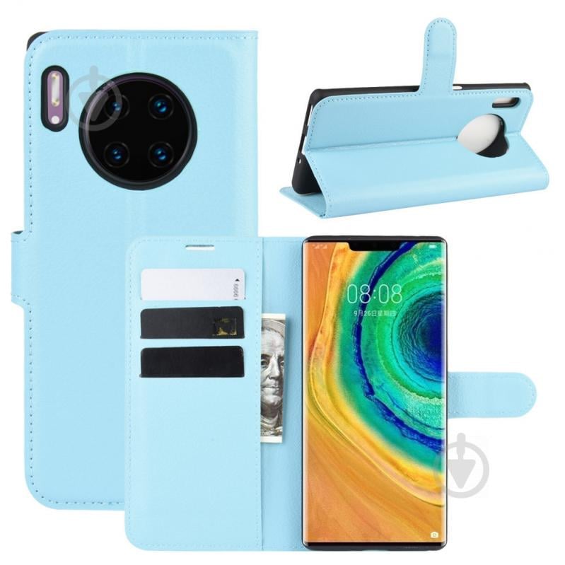 Чехол-книжка Litchie Wallet для Huawei Mate 30 Pro Blue (hub_kuvT72902) - фото 2