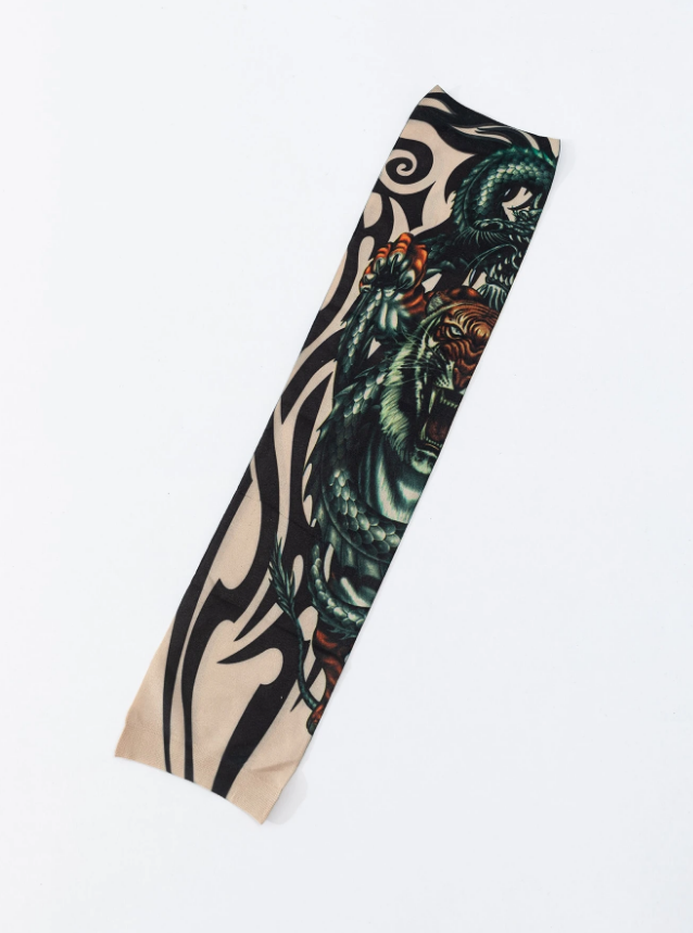 Рукав еластичний Дракон з Тигром 1 шт. Різнокольоровий (27086321) - фото 4 Рукав еластичний Дракон з Тигром 1 шт. Різнокольоровий (27086321) - фото 4