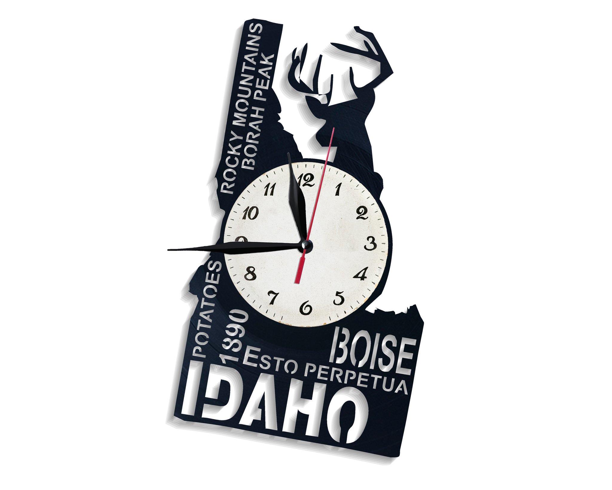 Часы настенные Айдахо 2675 из виниловой пластинки