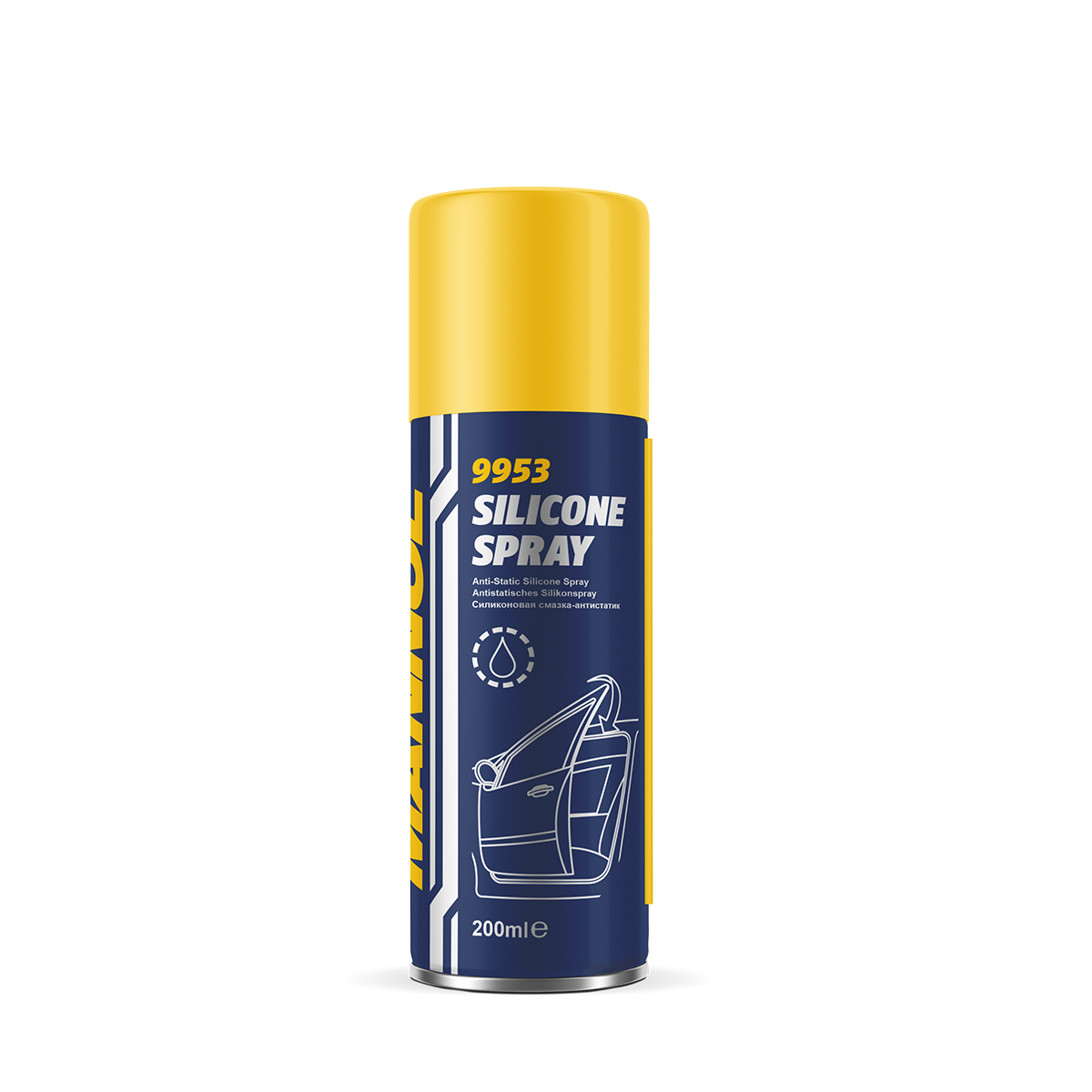 Мастило силіконове Mannol 9953 SILICONE SPRAY 200 мл (1137353727)