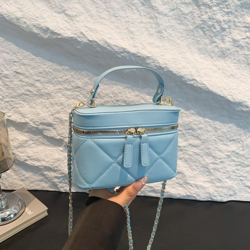 Женская сумка Vanity Bag 10484 кросс-боди на цепочке Голубой (27484964)