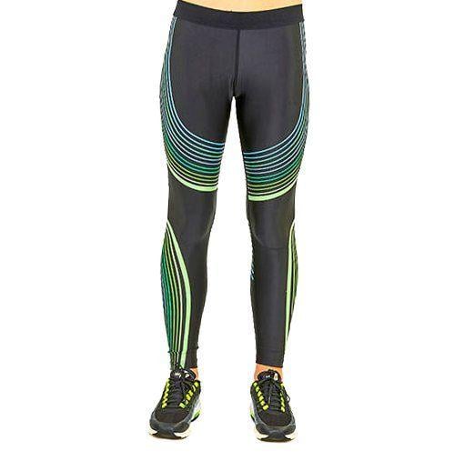 Лосины CO-6602 M Черно-салатовый (06363001)