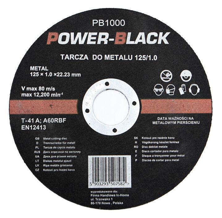 Отрезной диск по металлу Tagred PB1000 125 мм 1 мм 22,2 мм