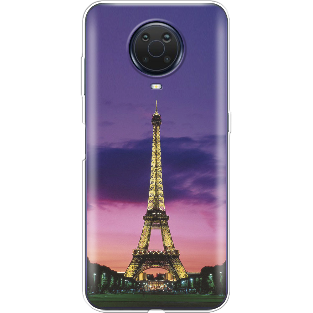 Чехол BoxFace Nokia G20 Полночь в Париже Прозрачный силикон (42373-up964-42373)