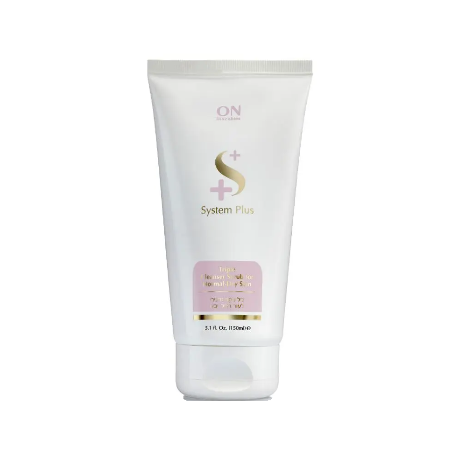 Скраб для обличчя потрійної дії Onmacabim System Plus Triple Cleanser Scrub For Normal & Dry Skin 150 мл (10452)