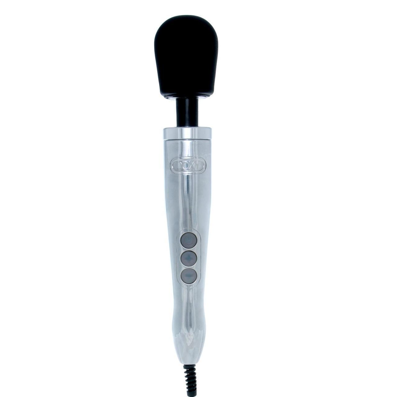 Вибромассажер Doxy Die Cast Polished 220В металлический корпус Silver (2112995355)