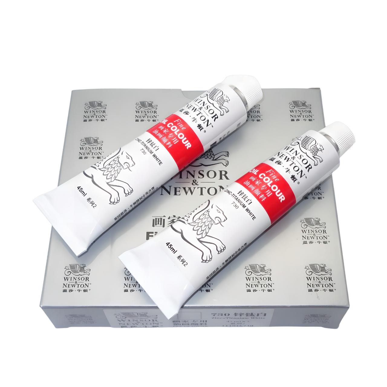 Олійна фарба Winsor & Newton туба 45 мл Цинк Титановий білий 730 (WNOP-730) - фото 4 Олійна фарба Winsor & Newton туба 45 мл Цинк Титановий білий 730 (WNOP-730) - фото 4