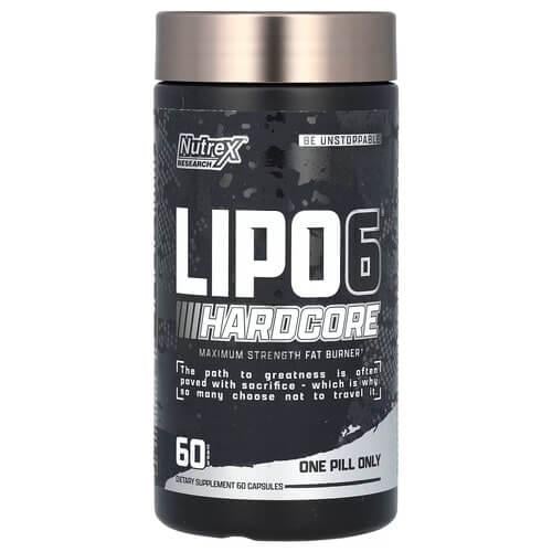 Жиросжигатель комплексный Nutrex Lipo-6 Hardcore 60 капс. (NRX-75565)