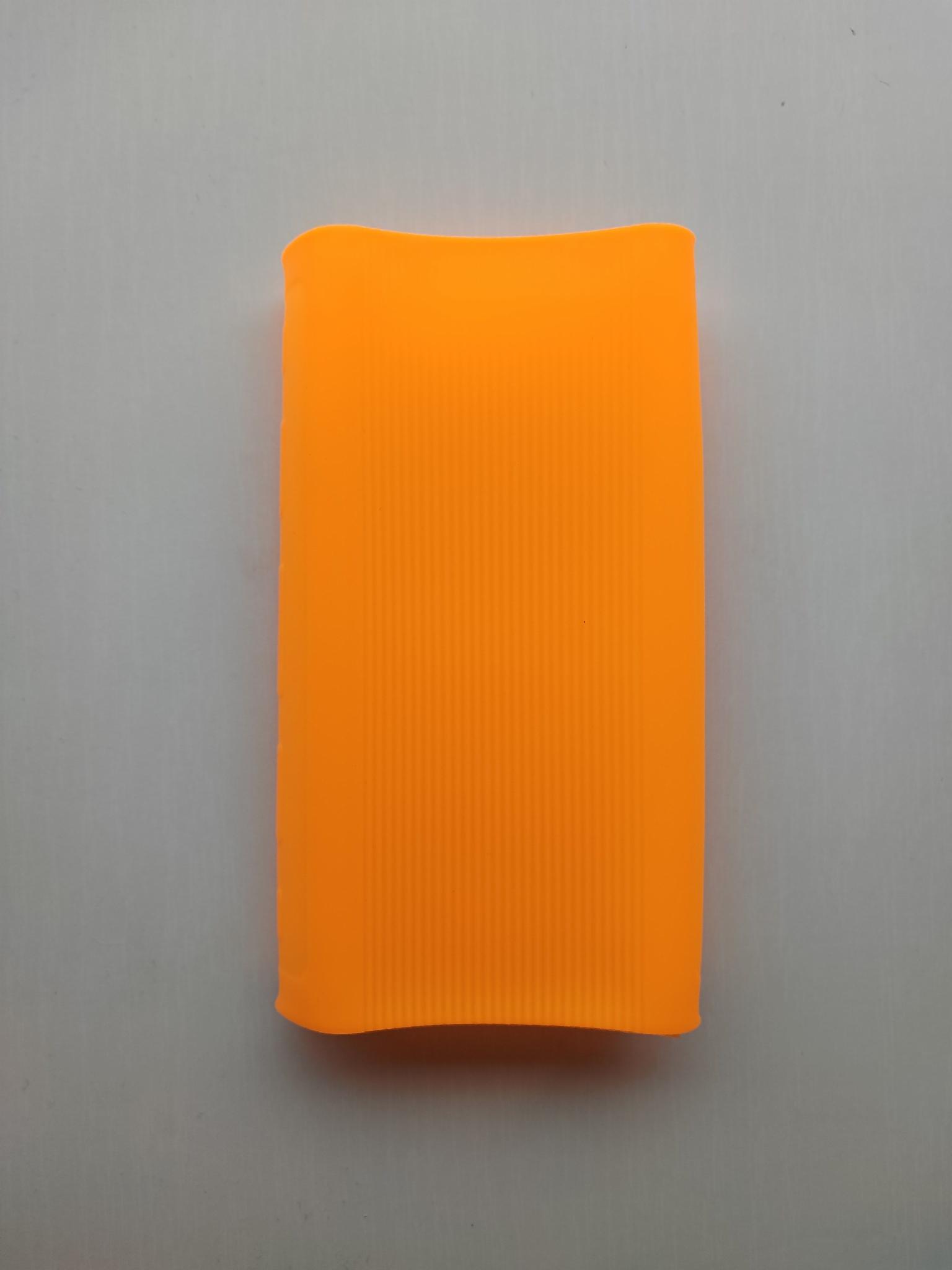 Чохол для повербанка Xiaomi 3 30000 mAh PB3018ZM 24W рифлений Помаранчевий (2625P) - фото 2