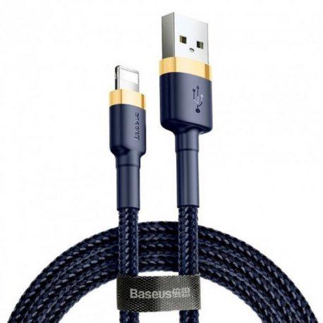 Кабель BASEUS USB to Lightning Cable 2,4A 1 м Gold-Blue (CALKLF-BV3)