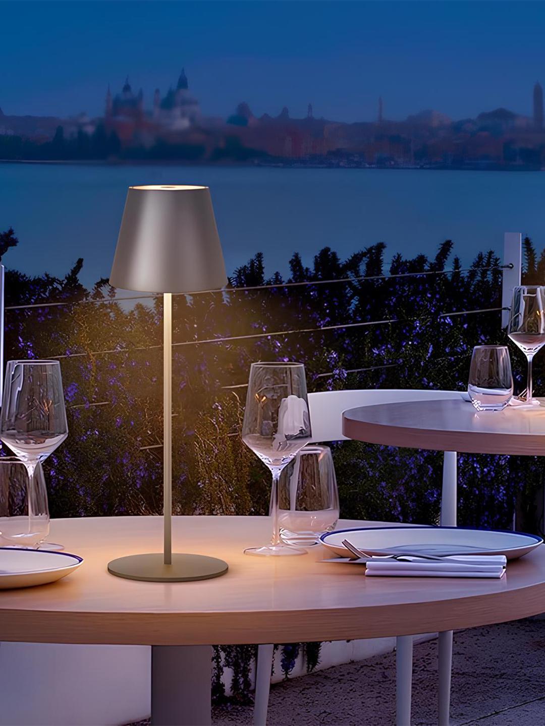 Лампа настільна Foyu для дому/ресторану/саду та балкона FO-108 Чорний (00e0653b) - фото 5