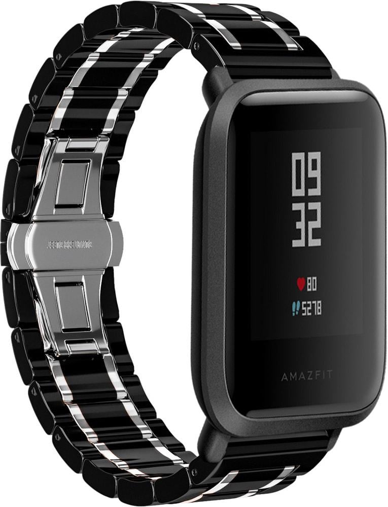 Ремешок керамический Ceramo для Amazfit Bip Black/White (28732-1E) Ремешок керамический Ceramo для Amazfit Bip Black/White (28732-1E)