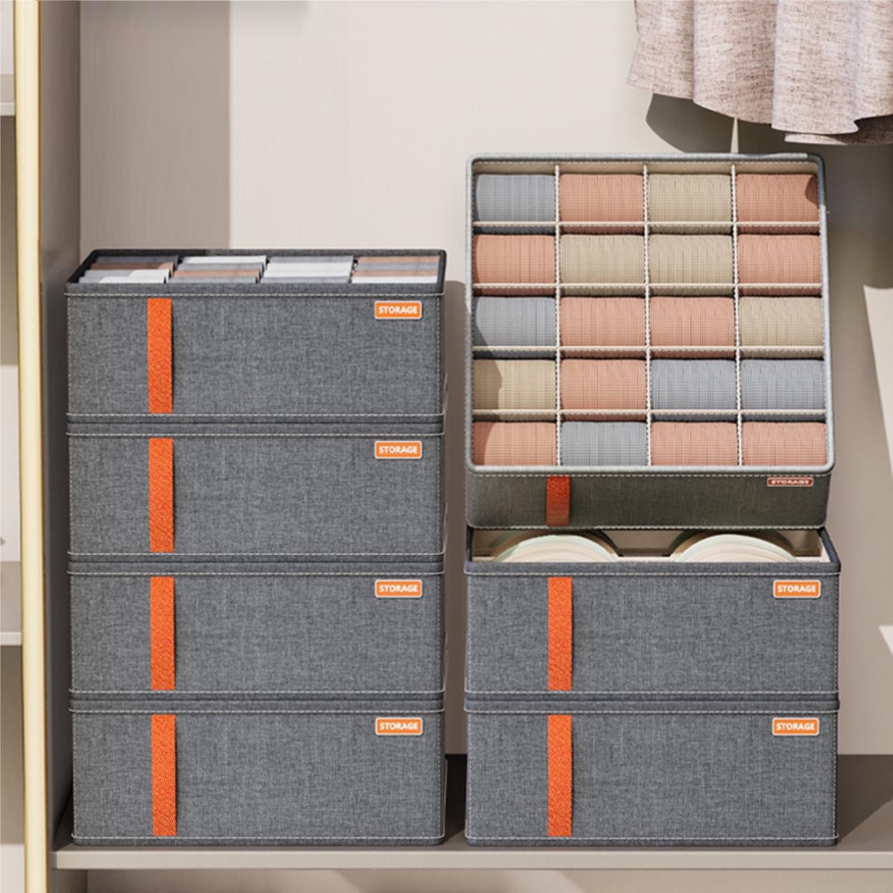 Набір органайзерів з оксфордської тканини Storage Grey/Orange handle (137465) - фото 8