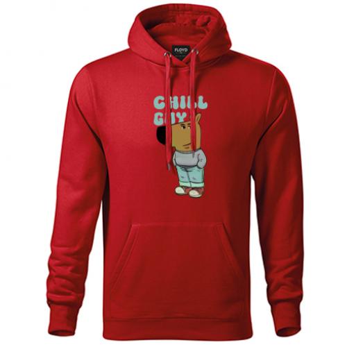 Худи унисекс Чилловый парень 2XL Красный (18693384-3-209480-XXL)