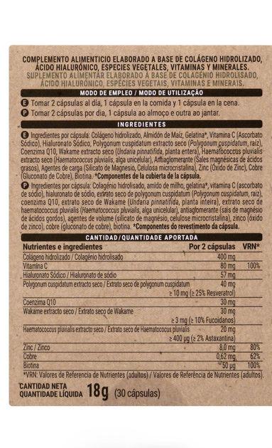 Пищевая добавка для поддержания молодости и красоты изнутри Deliplus Cápsulas Colagen Antiox piel 30 шт. (27209185) - фото 2 Пищевая добавка для поддержания молодости и красоты изнутри Deliplus Cápsulas Colagen Antiox piel 30 шт. (27209185) - фото 2