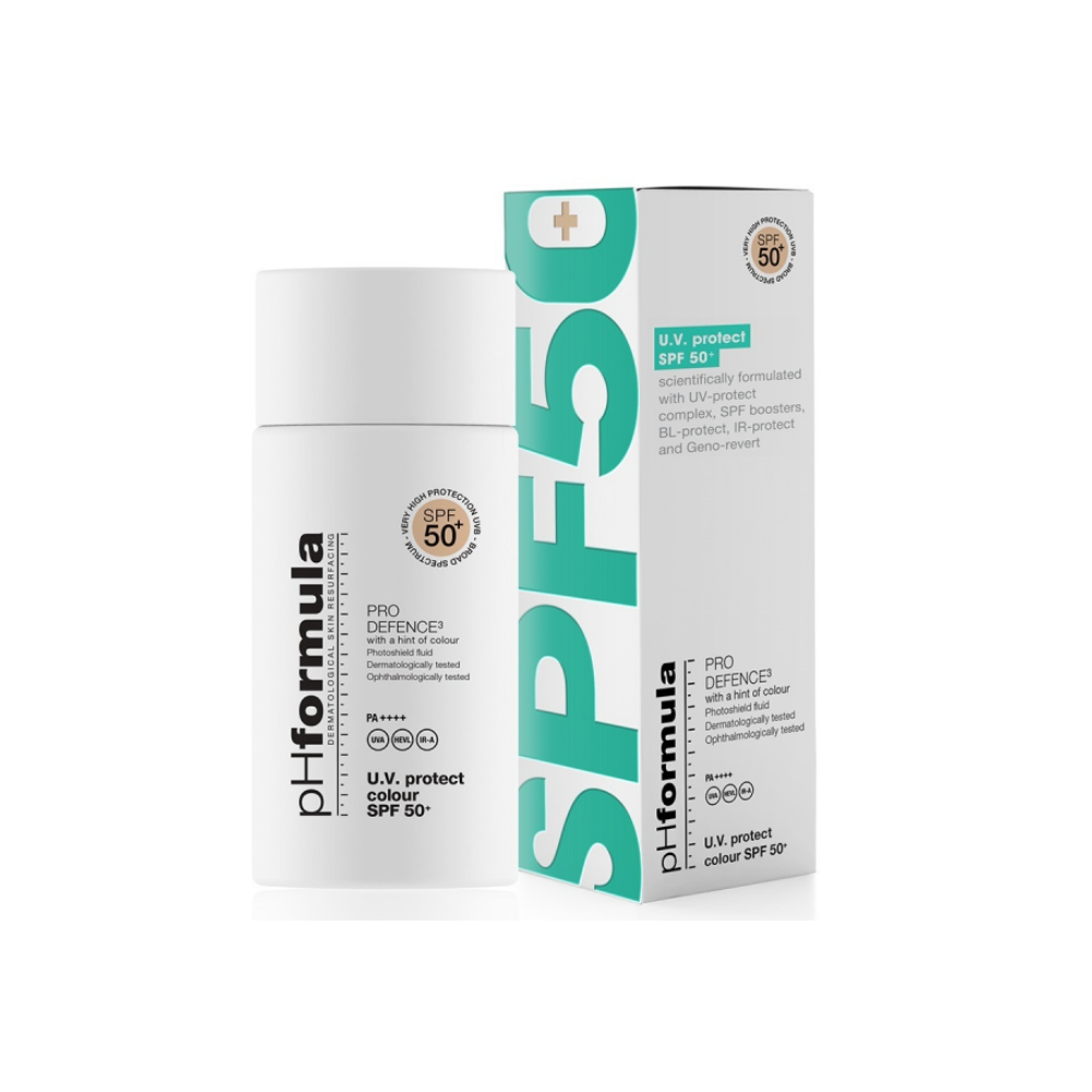 Крем сонцезахисний тональний pHformula PRO DEFENCE3 U.V. protect colour SPF50+ 50 мл