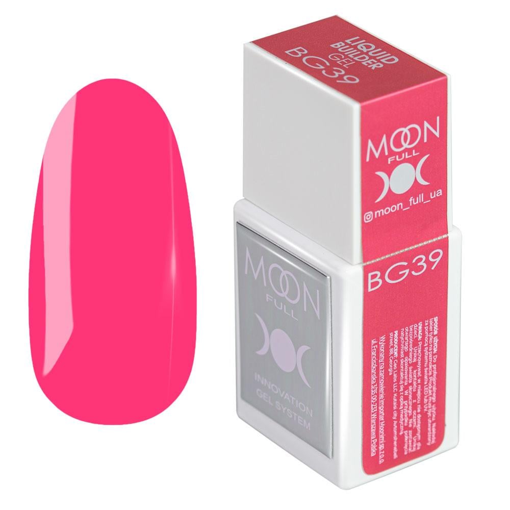 Гель для наращивания моделирующий Moon Full Liquid Builder Gel №BG39 15 мл