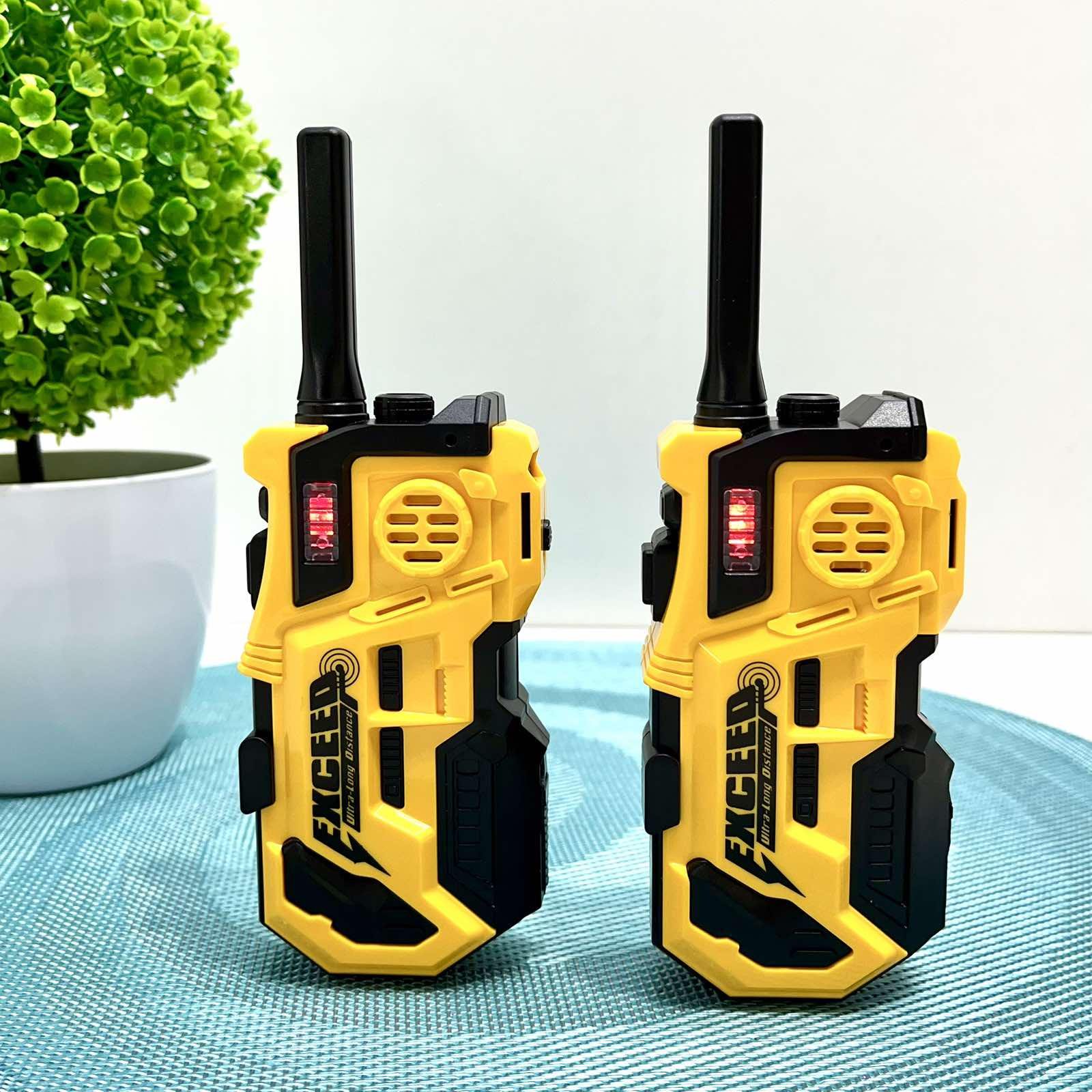 Ігровий набір рацій LING YUN ZHI звук/світло на батарейках 16 см 2 шт. Чорно-жовтий (LZ079) - фото 10 Ігровий набір рацій LING YUN ZHI звук/світло на батарейках 16 см 2 шт. Чорно-жовтий (LZ079) - фото 10
