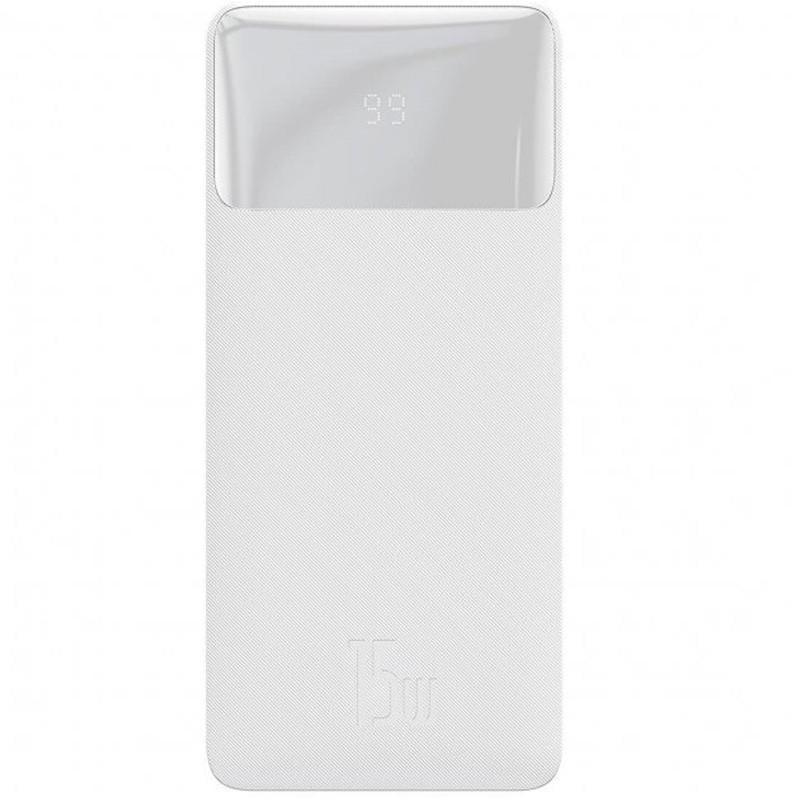 Батарея портативная Baseus Bipow Digital Display PPDML-I02 10000 mAh 15W White