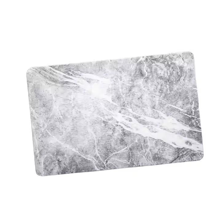 Коврик для ванной комнаты діатомітомітовий 60х39 см Светло-серый (2576920536)