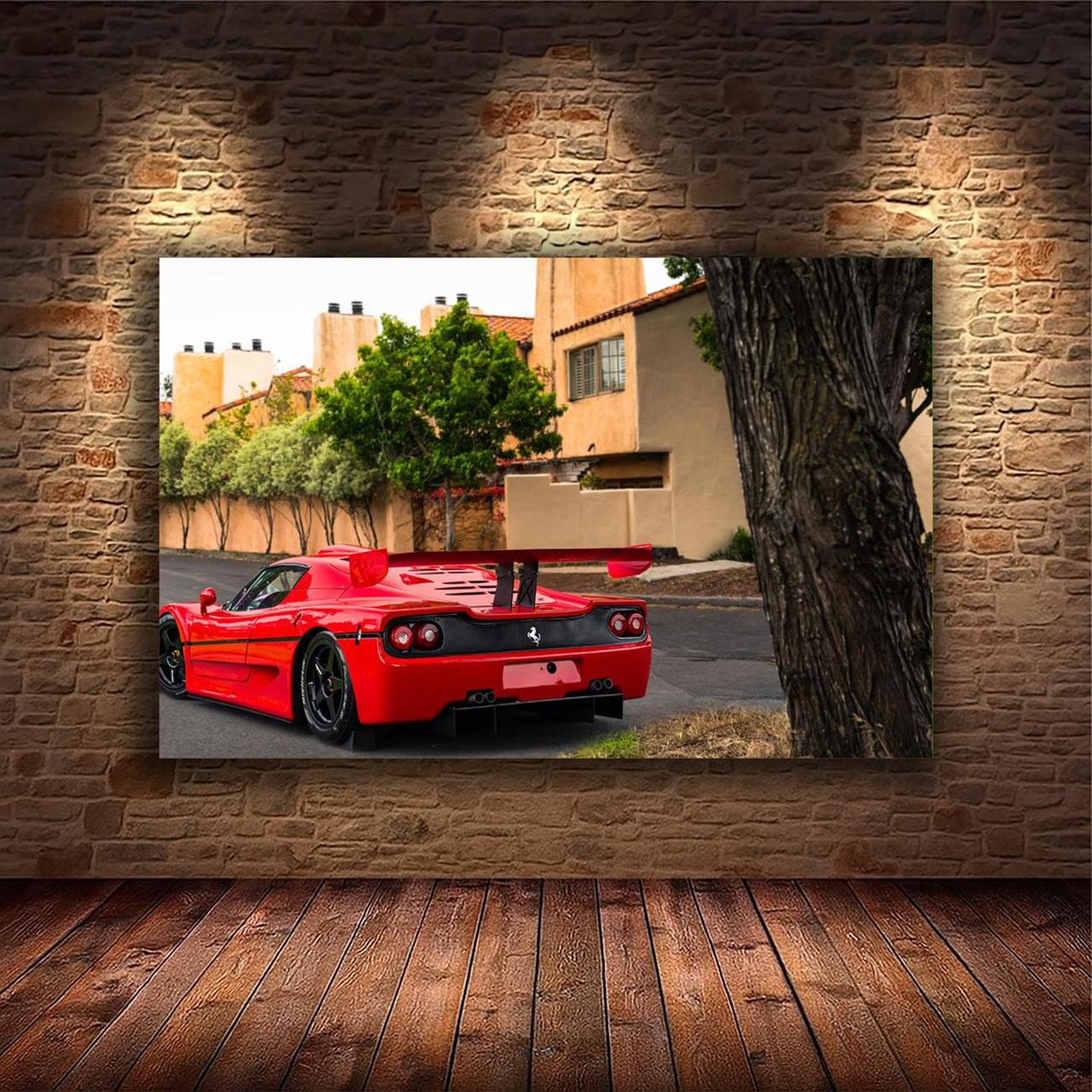 Картина на холсте Спортивный автомобиль 30x40 см (M182)