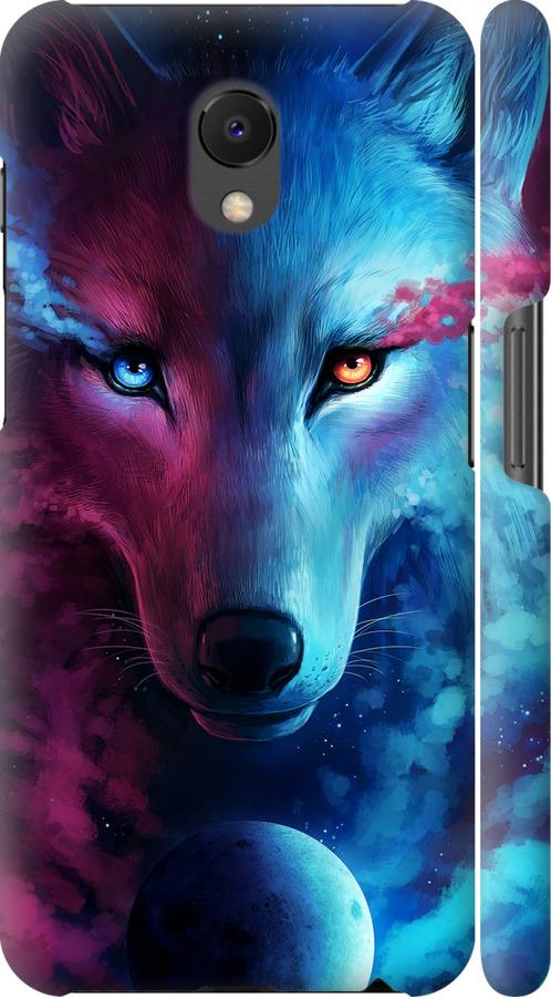 Чехол на Meizu M6s Арт-волк (3999m-1364-42517)
