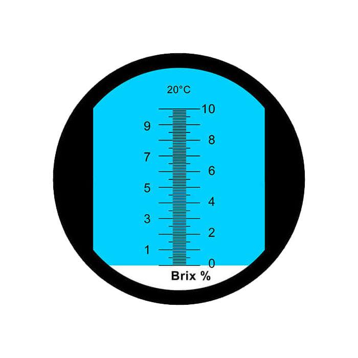 Рефрактометр Brix СОЖ HT111ATC для сахара 0/10% - фото 5