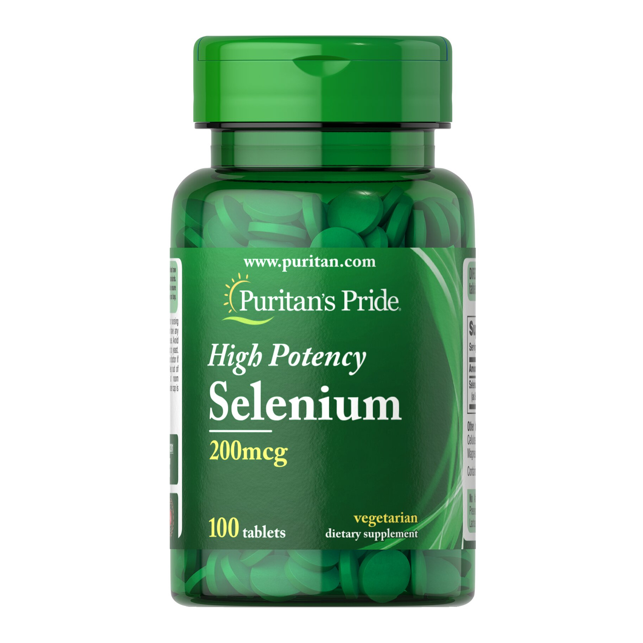 Селен Puritan's Pride Selenium 200 mcg 100 табл. (08975-01)