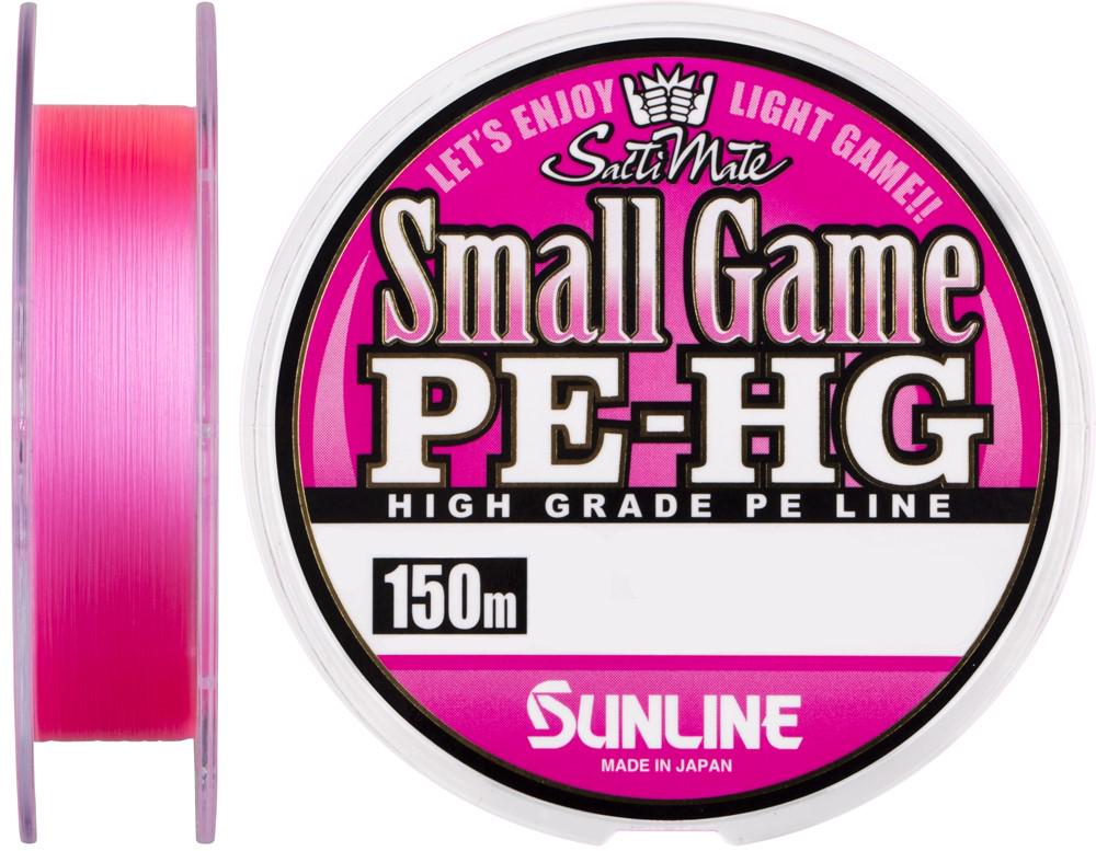 Шнур Sunline Small Game PE-HG 150 м 0,076 мм 1,6 кг Pink (1013-1658.10.31) - фото 2