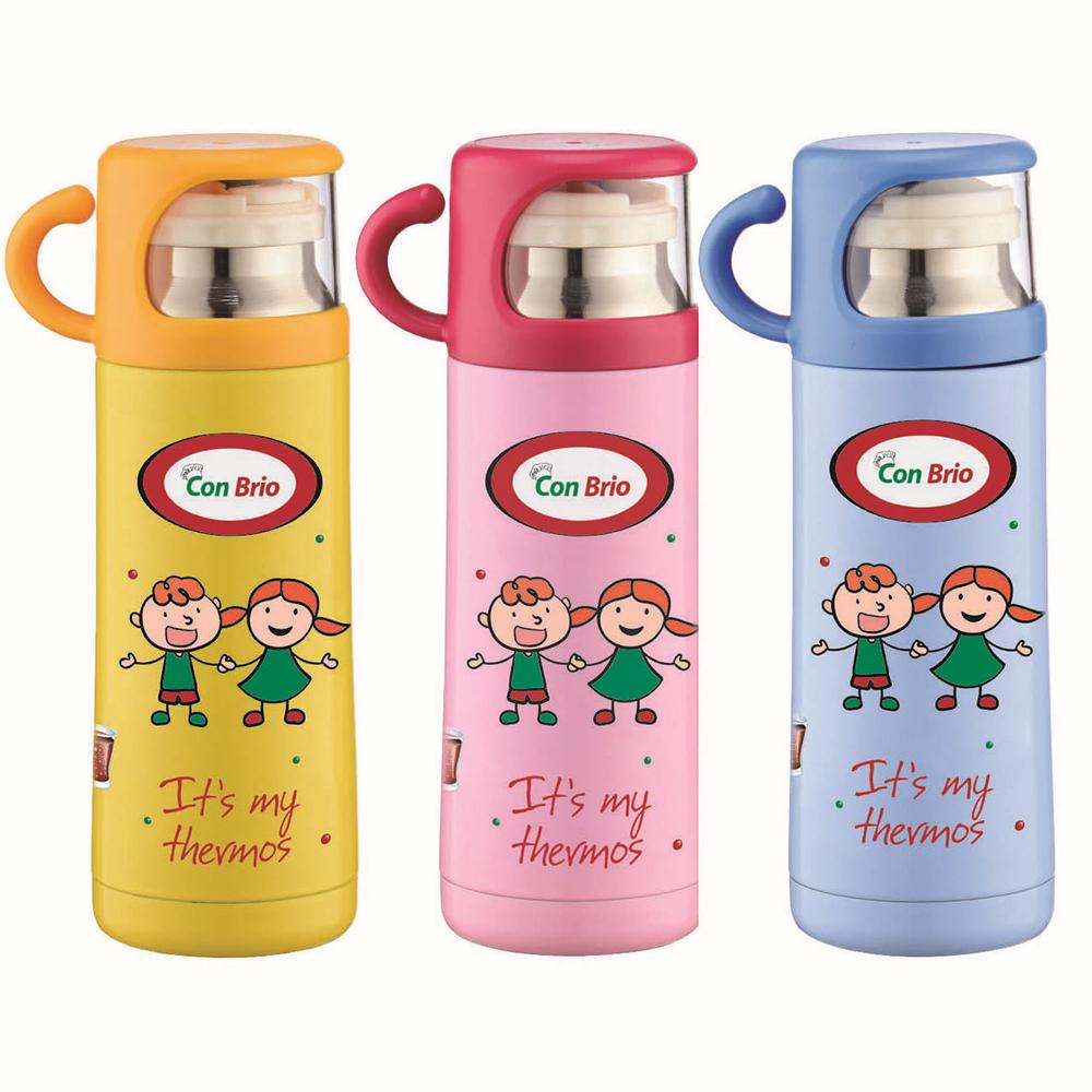 Термос Con Brio 350 мл Желтый (343-CB) - фото 2