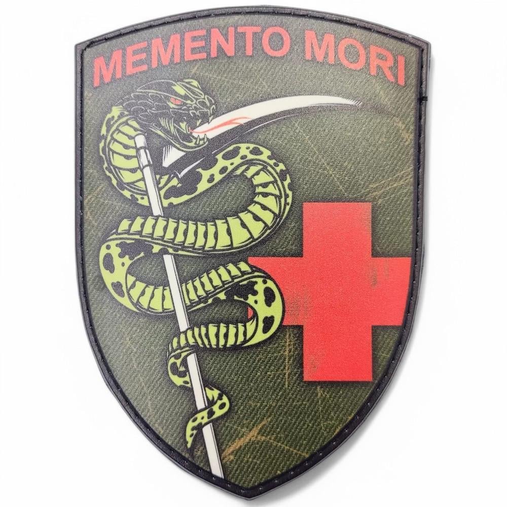 Шеврон медицинский Memento mori (24679322) Шеврон медицинский Memento mori (24679322)