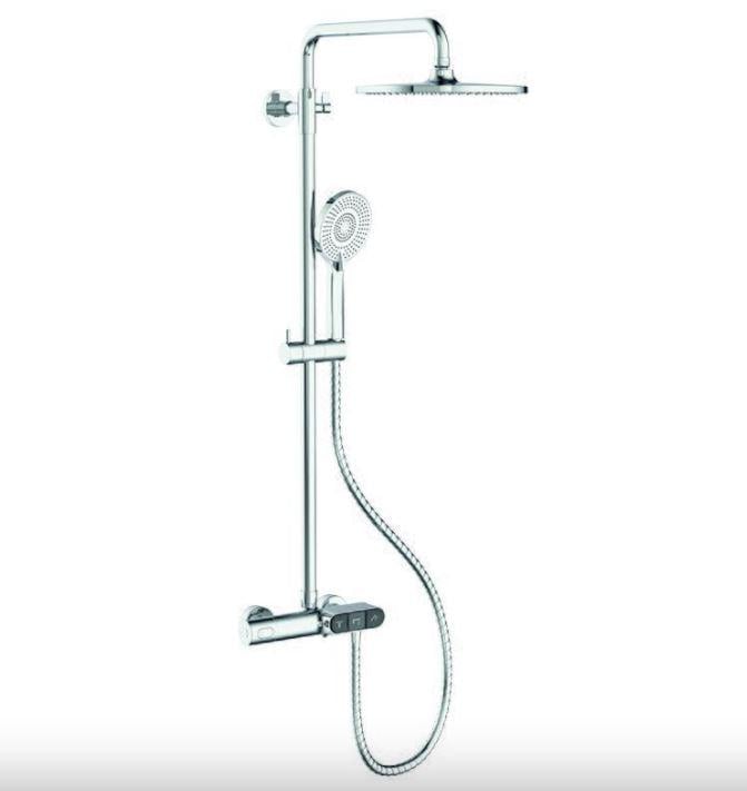 Душова колона KOER KB-55014-01 з термостатичним змішувачем Хром (KR4732) Душова колона KOER KB-55014-01 з термостатичним змішувачем Хром (KR4732)