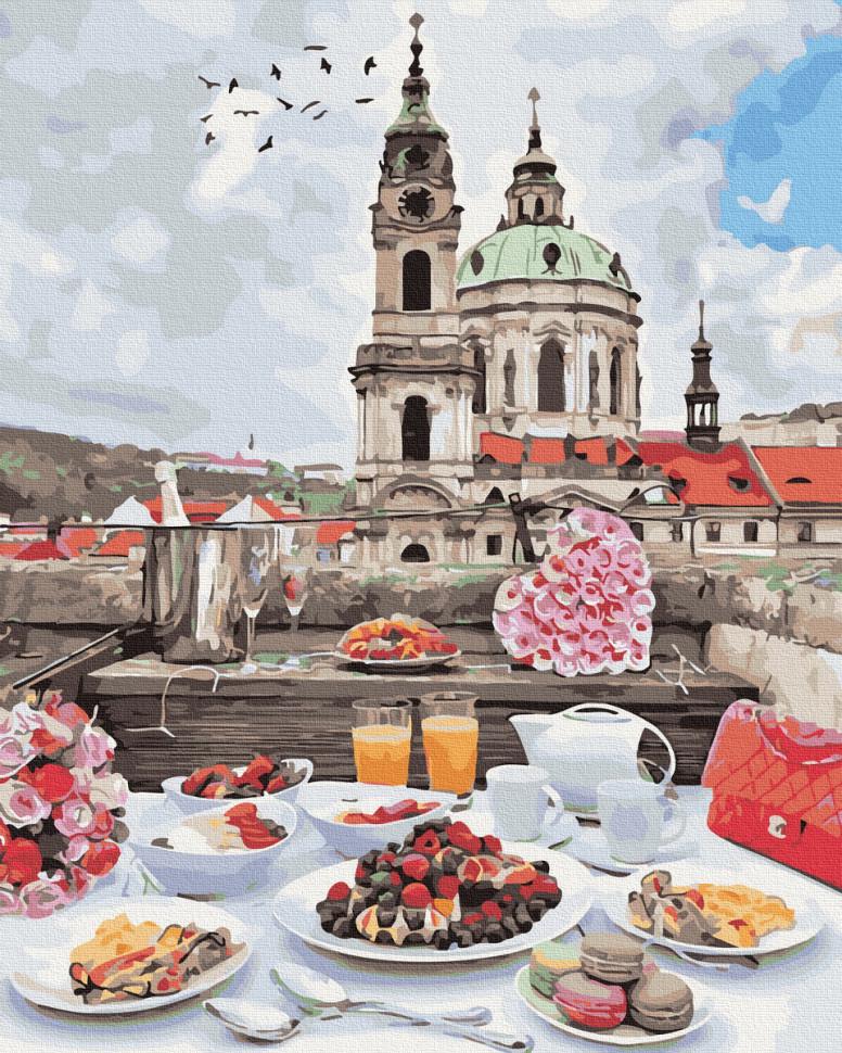 Картина по номерам Rainbow Art Утро в Праге (GX39656-RA)