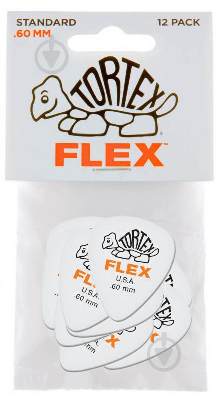 Медиаторы Dunlop 428P.60 Tortex Flex Standard Player's Pack 0.60 mm (12 шт.)