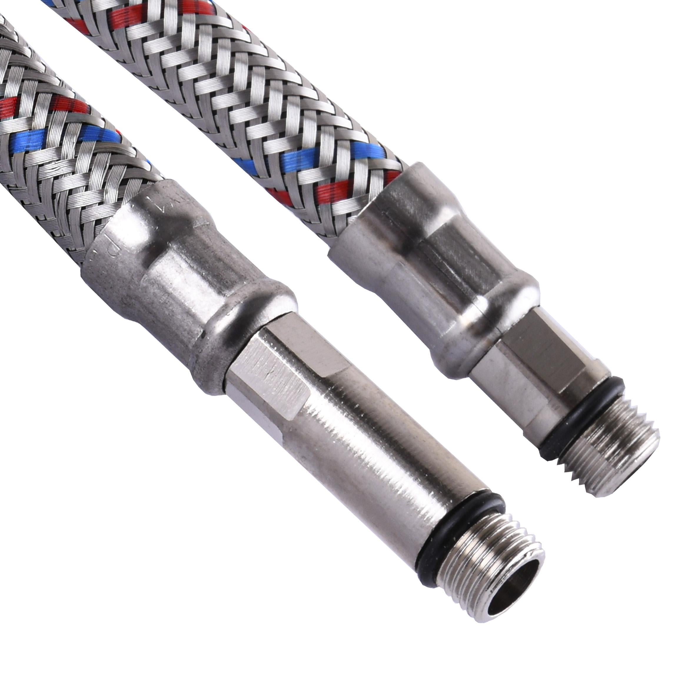 Шланг Eco FIX EPDM М10х1/2" нержавіюча сталь 0,6 м (000012030)