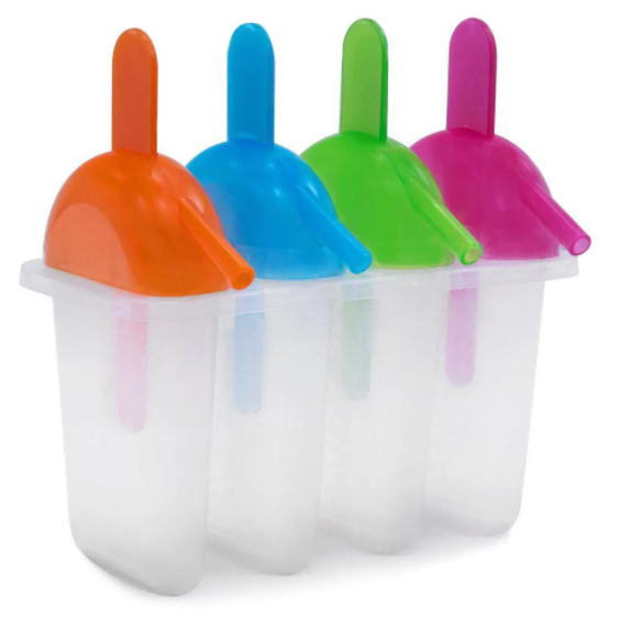 Форма для мороженого 4шт. Разноцветный