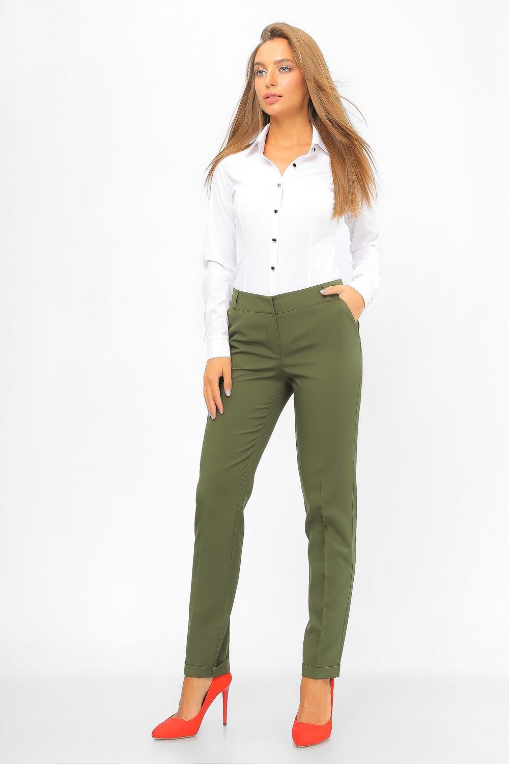 Брюки Lipar 0911 офисные р. 40 Хаки (16933420)