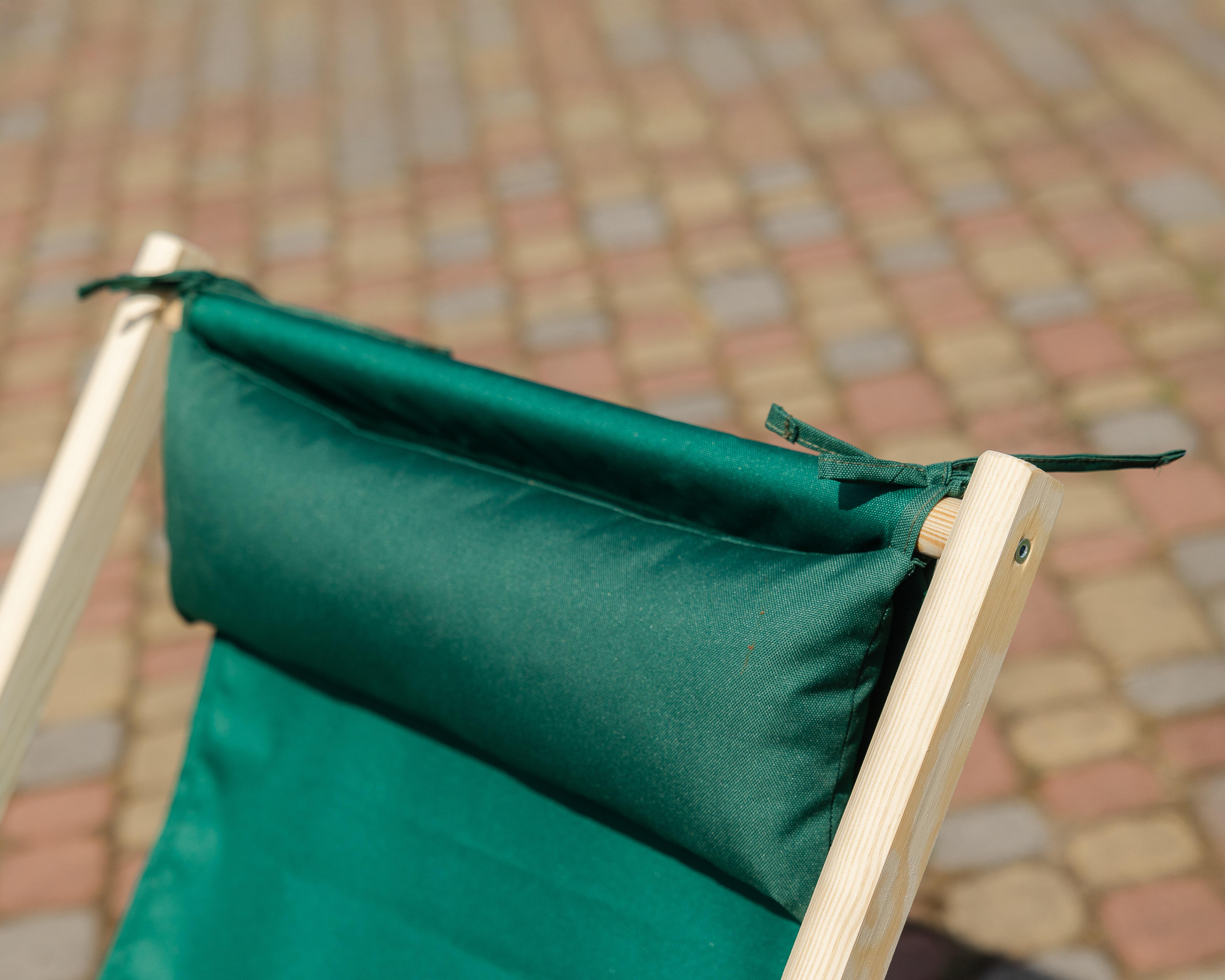 Шезлонг для дачи тканевый XRmaster с подушкой Изумрудный (0001487) - фото 5 Шезлонг для дачи тканевый XRmaster с подушкой Изумрудный (0001487) - фото 5