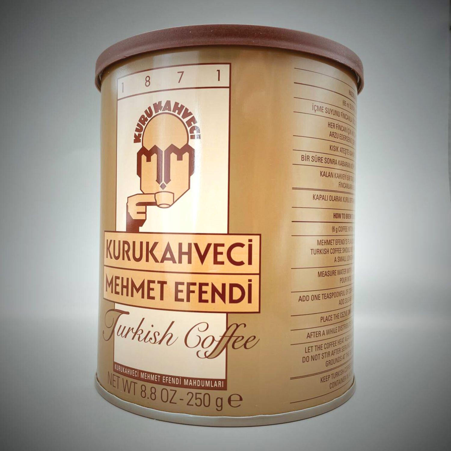 Кава турецька мелена арабіка Kurukahveci Mehmet Efendi у герметичній упаковці 250 г (KME-250) - фото 4