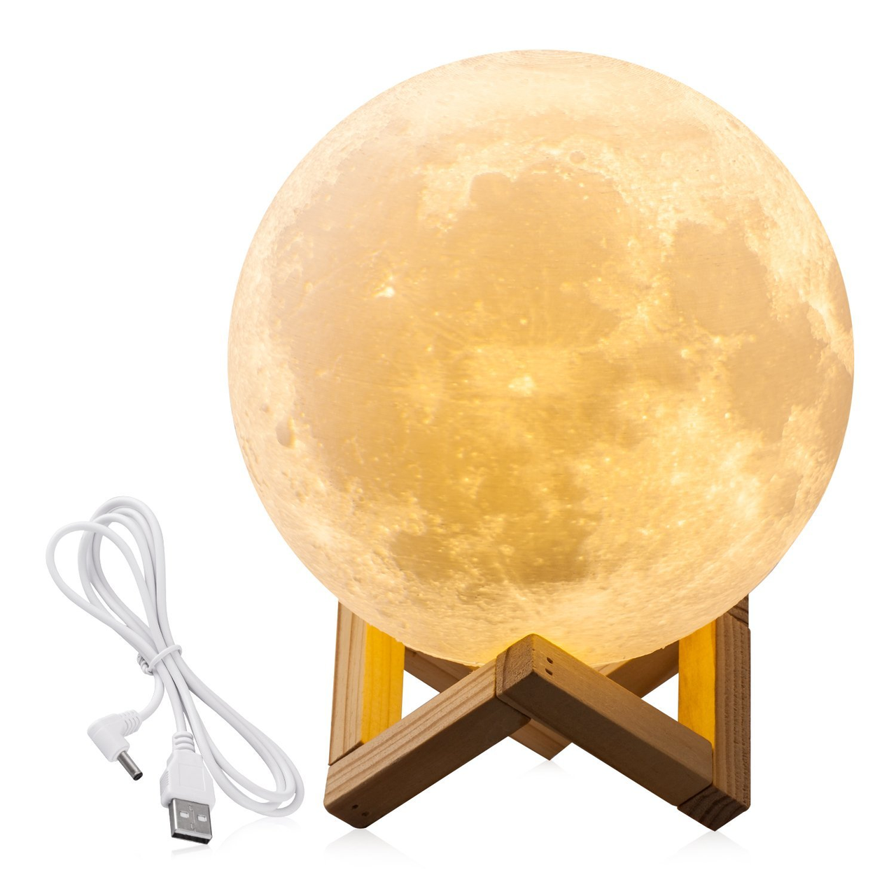 Ночник Луна 3D Moon Lamp 6727 - фото 7