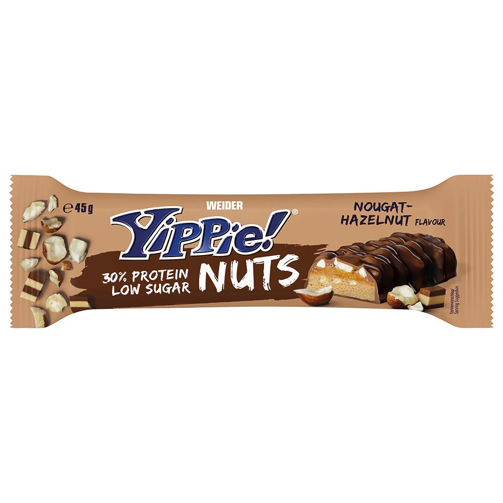 Батончик спортивный Yippie! Nuts Nougat nut 45 г (00000033399)