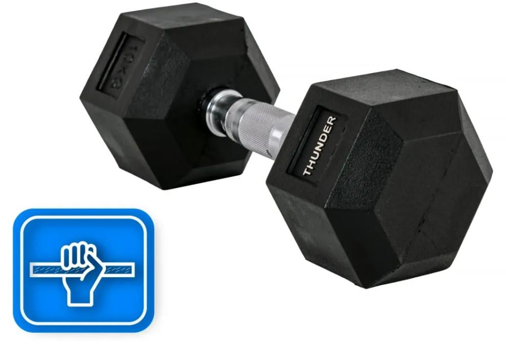Гантель шестигранный Thunder 10 кг (HEXAGONAL-DUMBBELLS-10KG) - фото 4 Гантель шестигранный Thunder 10 кг (HEXAGONAL-DUMBBELLS-10KG) - фото 4