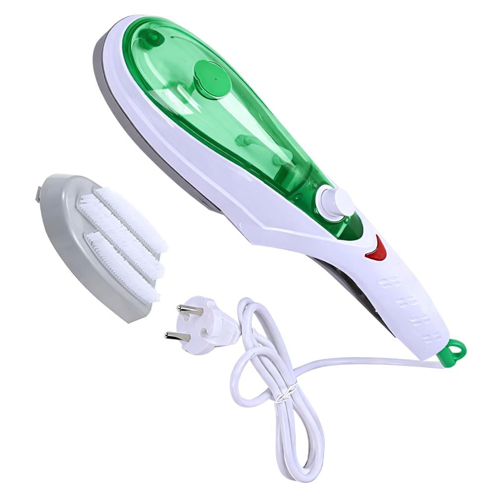 Отпариватель ручной Andowl Q-T238X1 2в1 универсальный вертикальный/горизонтальный со щеткой 1000W Бело-зеленый (e41609ae)